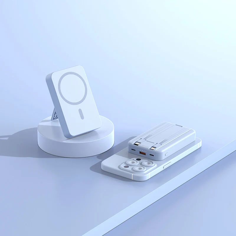 Tragbare MagSafe Powerbank mit integriertem Ständer Skanto