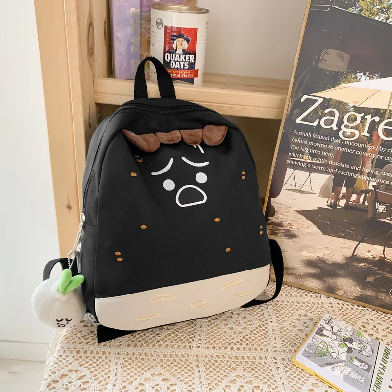 Verspielter Rucksack im Cartoon-Thema
