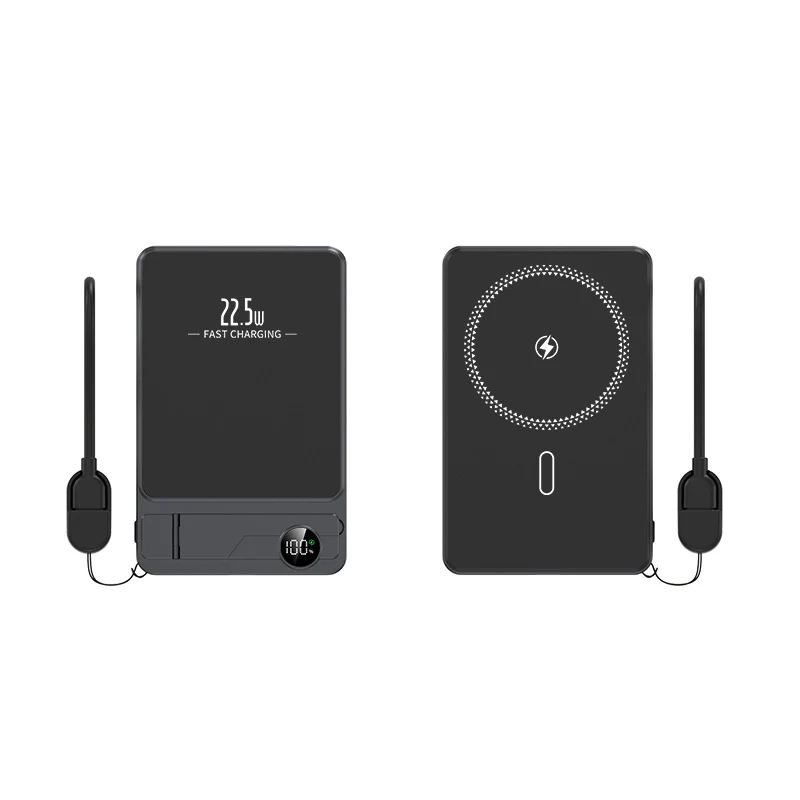 Tragbare Schnelllade-Powerbank mit digitaler Ladeanzeige Skanto