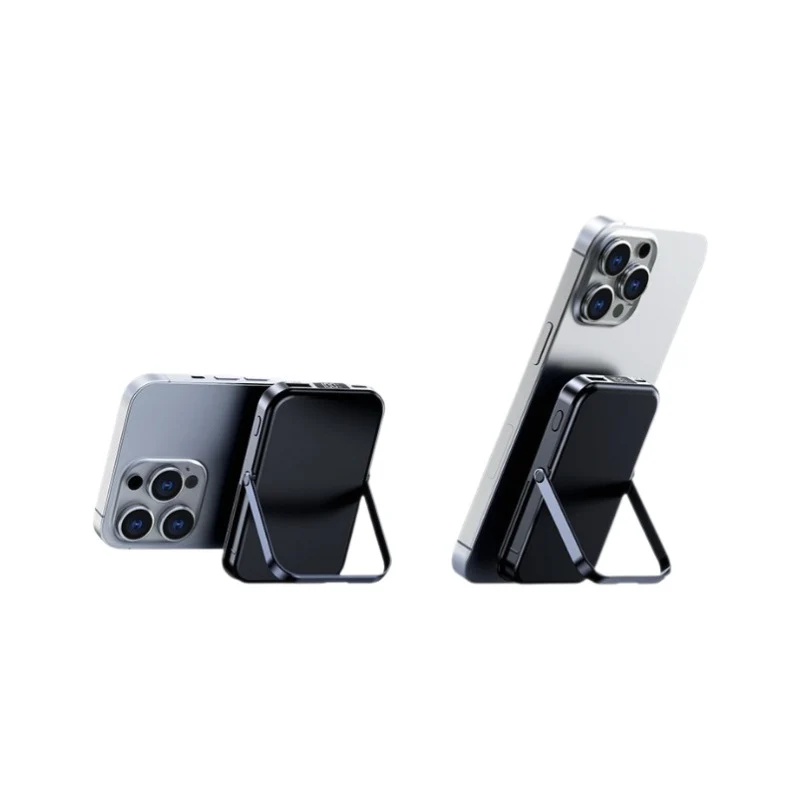 Tragbare Qi-Powerbank mit Digitalanzeige Skanto