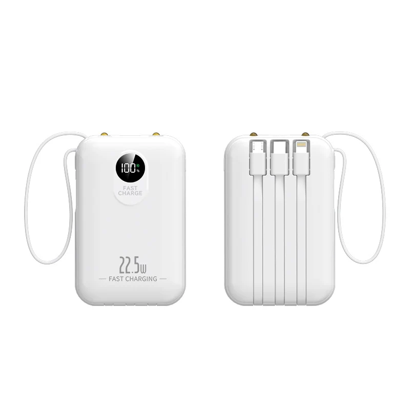 Tragbare Powerbank mit Schnellladefunktion und LED-Anzeige Skanto