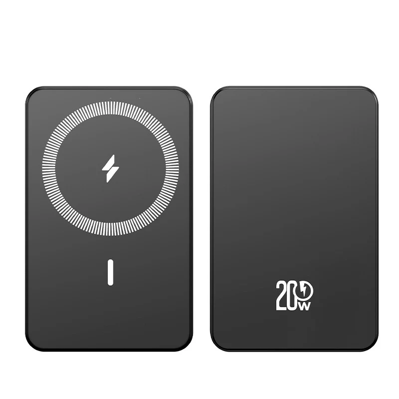 Kabellose Schnelllade-Powerbank mit Digitalanzeige Skanto