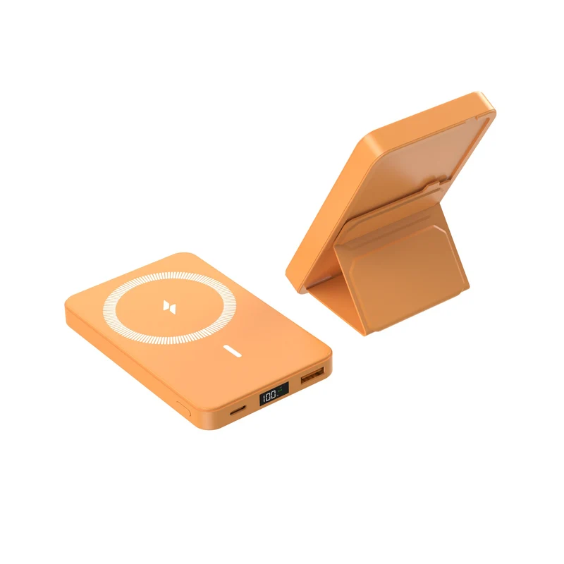 Kabellose Schnelllade-Powerbank mit Digitalanzeige Skanto