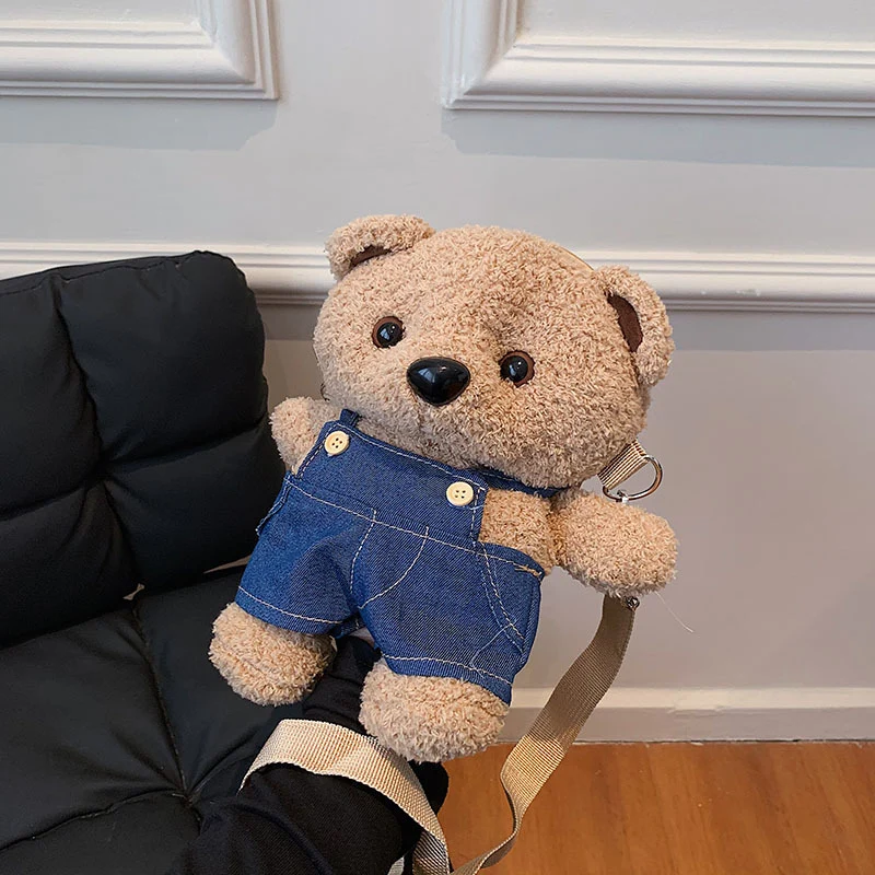 Plüsch Teddy Bear Umhängetasche