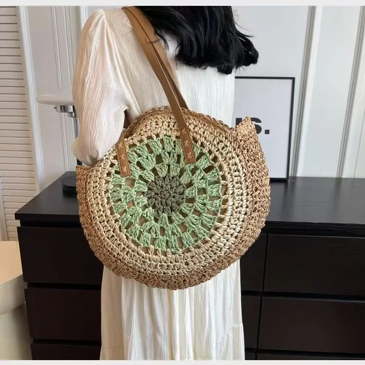 Stylische und handgefertigte Korbtasche Skanto