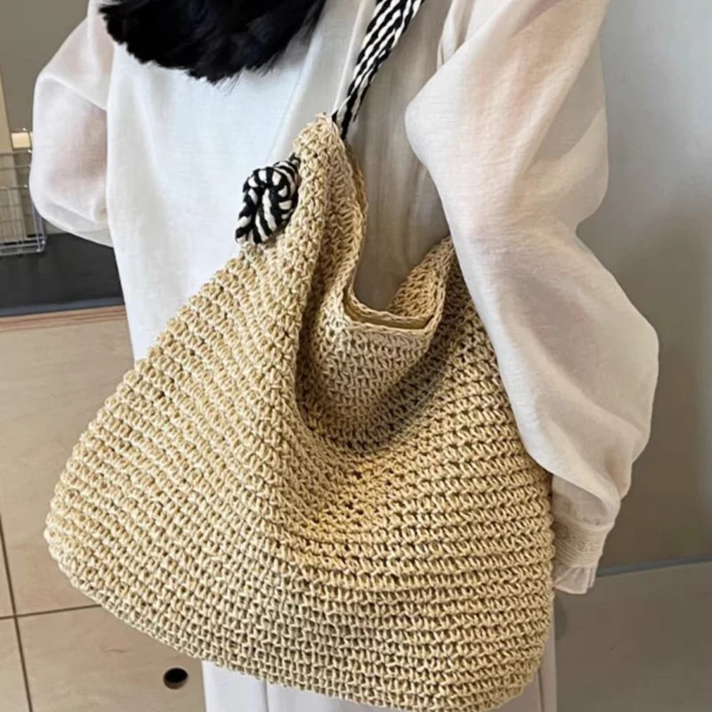 Stroh-Shopper-Tasche mit modernem Design Skanto