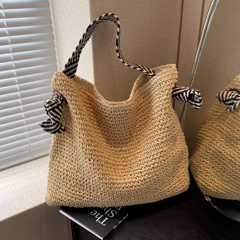 Stroh-Shopper-Tasche mit modernem Design Skanto