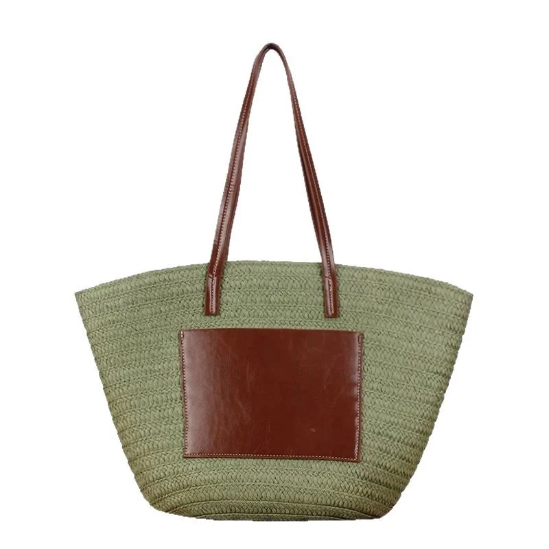 Strandtasche mit integrierter Ledertasche Skanto