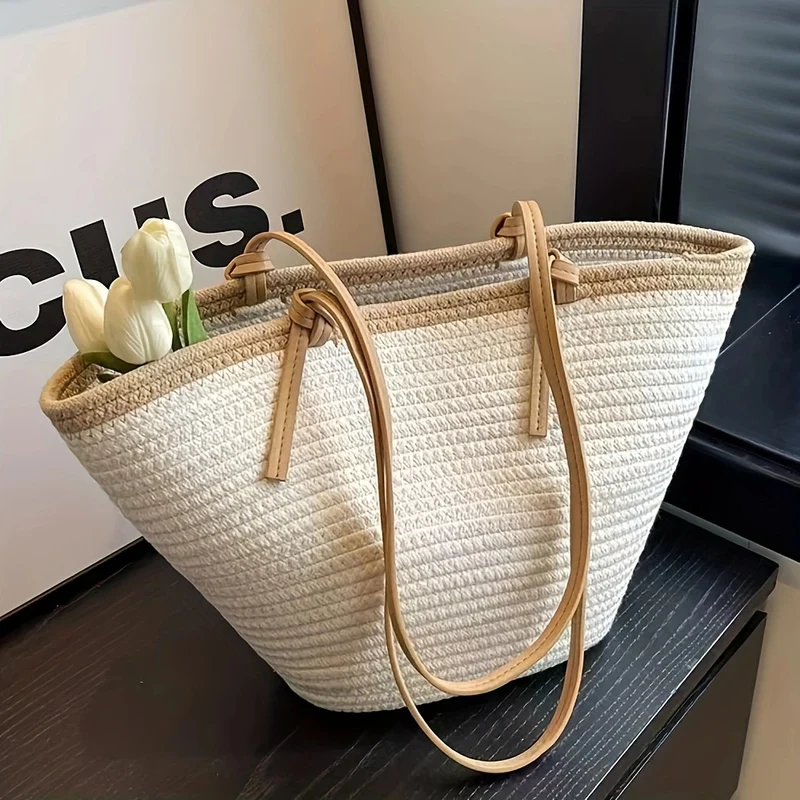 Strandtasche mit gewebter Struktur Skanto