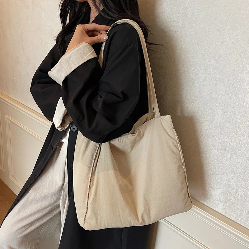 Casual gestepptes Schulter-Tote
