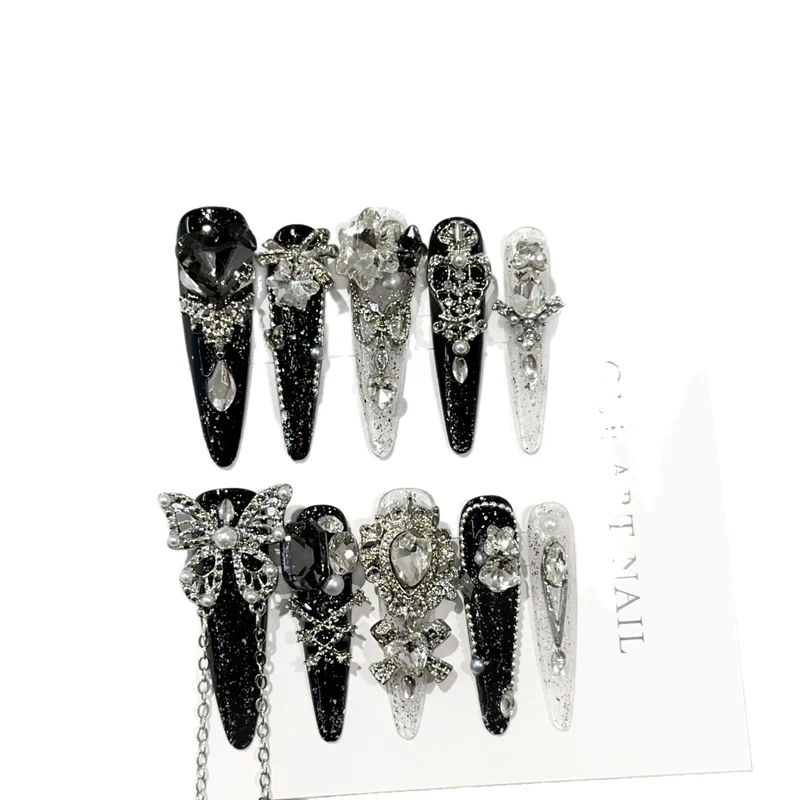 Dekoratives Strass-Haarspangen-Set