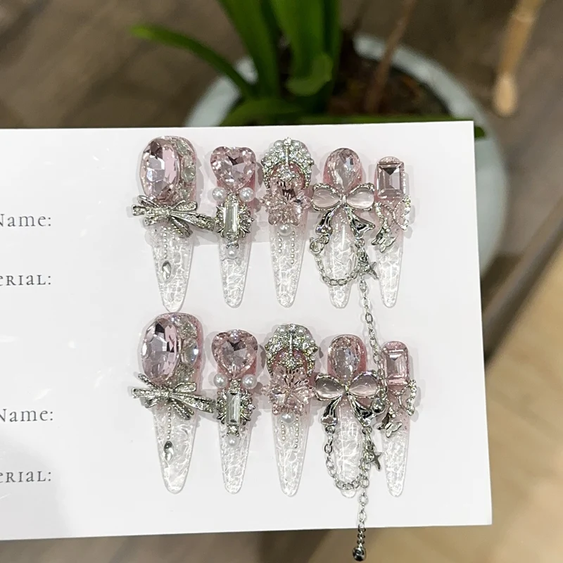 Dekoratives Strass-Haarspangen-Set