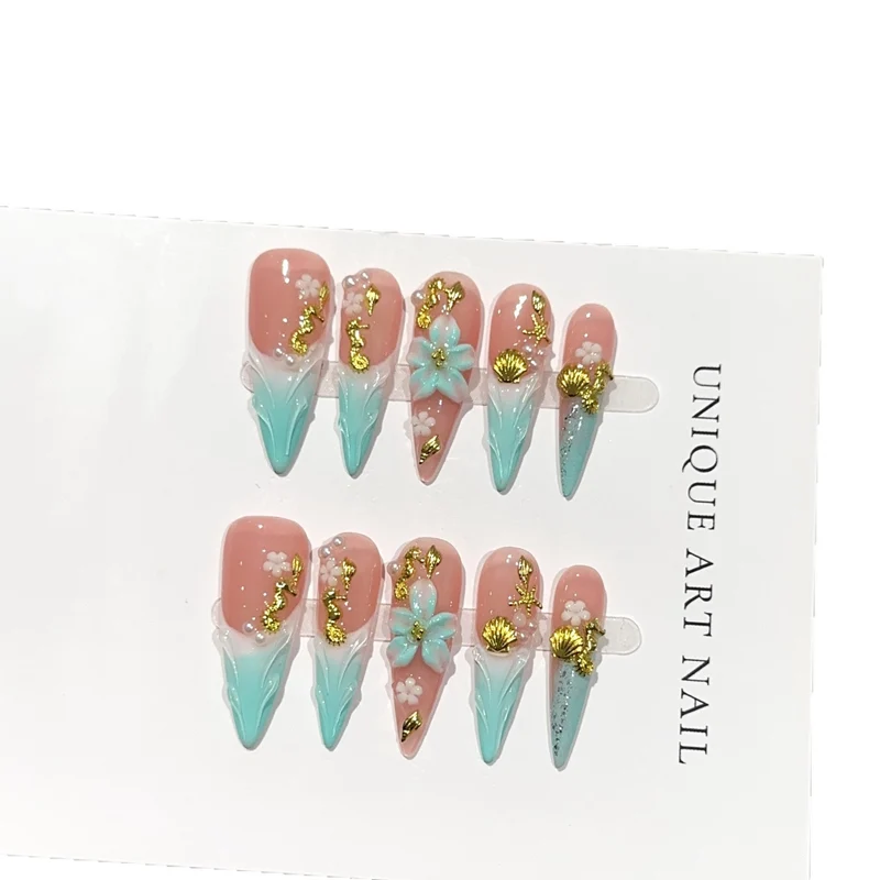 Dekoratives Press-On Nagelset