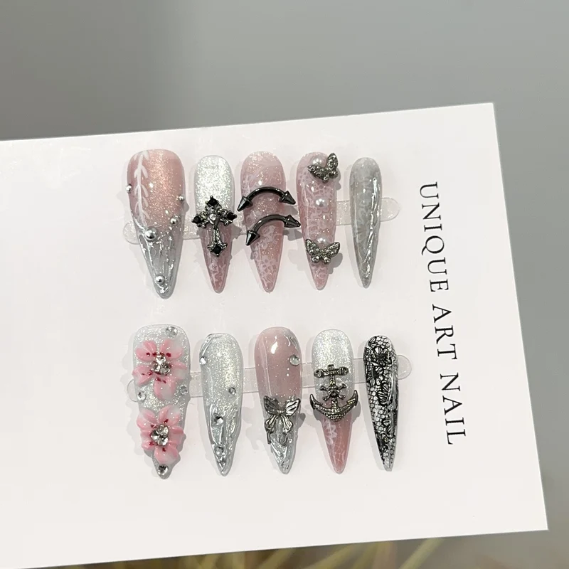 Dekoratives Press-On Nagelset