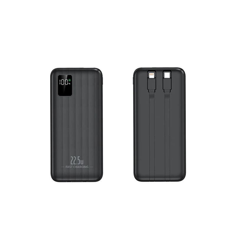 Tragbare Powerbank mit Schnellladefunktion und LED-Anzeige Skanto
