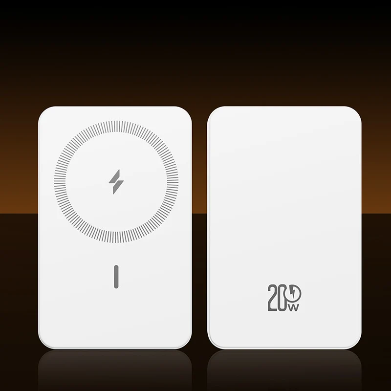 Tragbare MagSafe Powerbank mit integriertem Ständer und digitaler Ladeanzeige Skanto