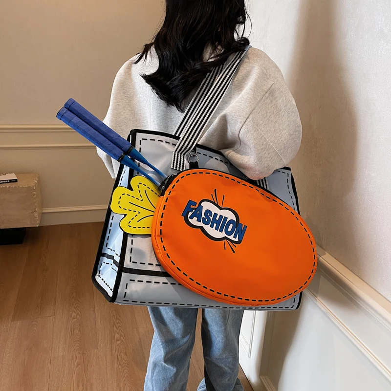 Kreative Grafikdruck-Shopper-Tasche
