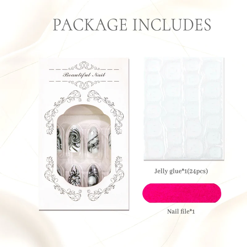 Künstlerische Blumen Nagelwickel