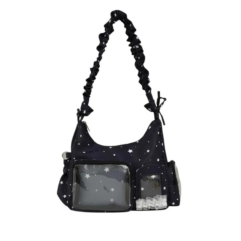 Sternenmuster Schultertasche