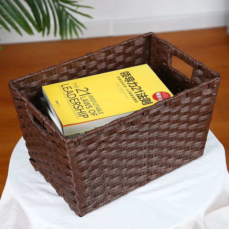 Stilvolle Aufbewahrungsbox mit dekorativem Stoffeinsatz Skanto