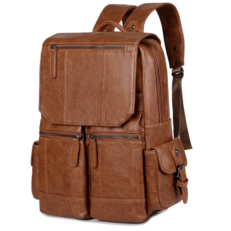 Vintage-Lederrucksack Skanto