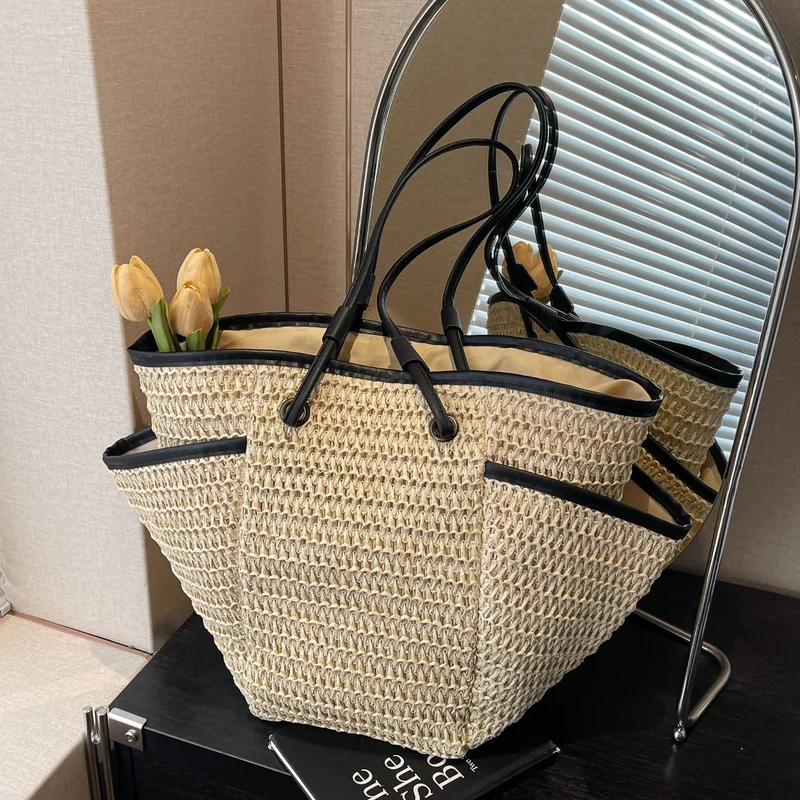 Stilvolle und geräumige Handtasche mit multifunktionalen Fächern Skanto