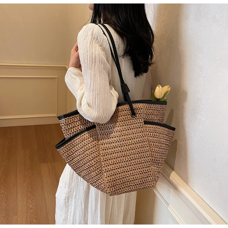 Stilvolle und geräumige Handtasche mit multifunktionalen Fächern Skanto