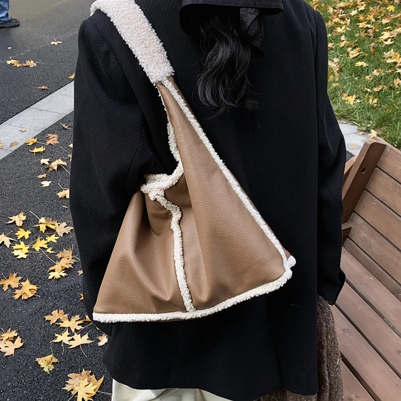 Faux-Leder Tote Bag