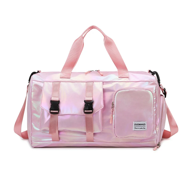 Iridescent Multi-Pocket Reis Duffel Tasche Brehn