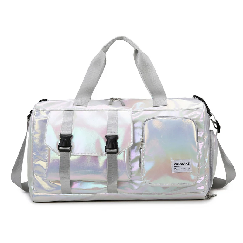 Iridescent Multi-Pocket Reis Duffel Tasche Brehn