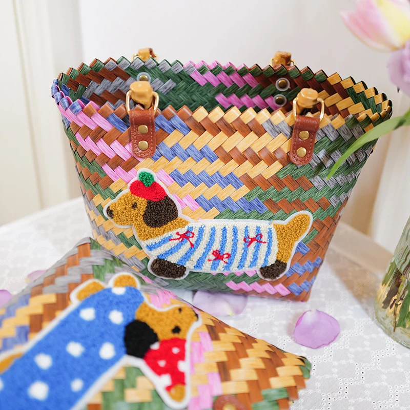 Handgewebte Strandtasche Skanto