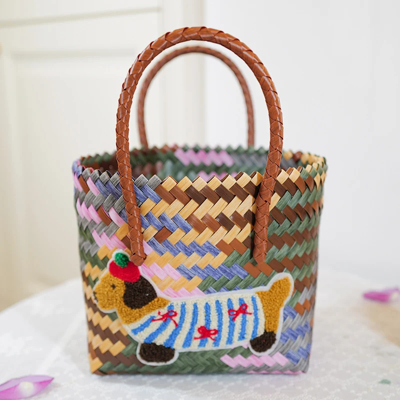 Handgewebte Strandtasche Skanto