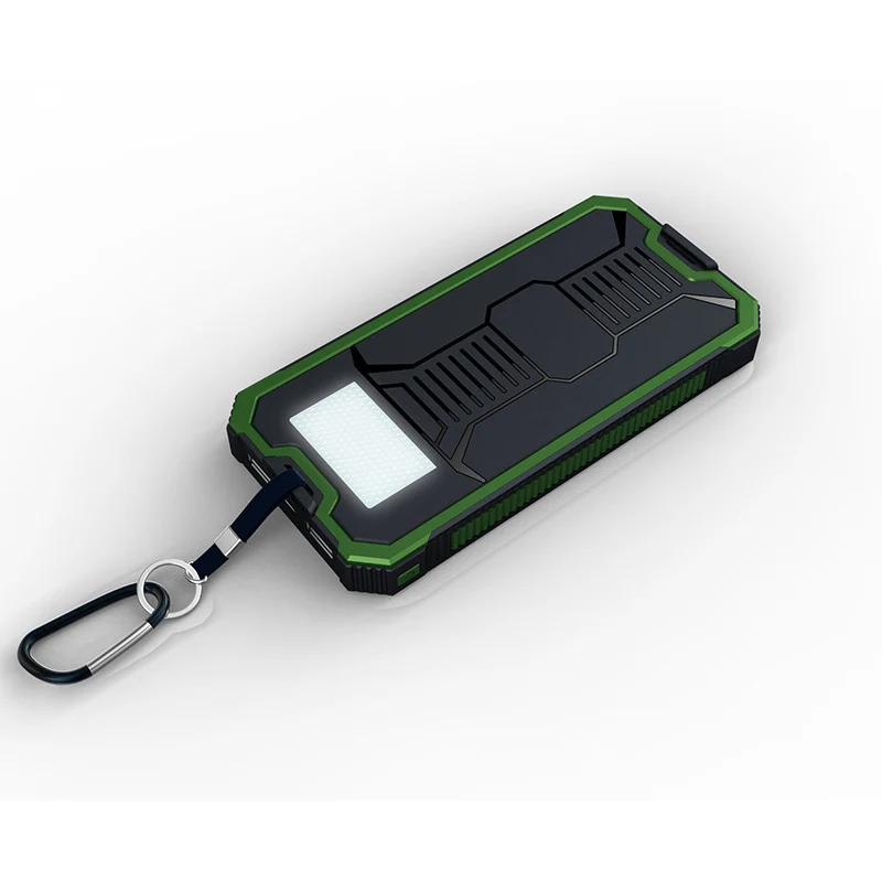 Solar-Powerbank mit robustem Gehäuse und hoher Kapazität Skanto