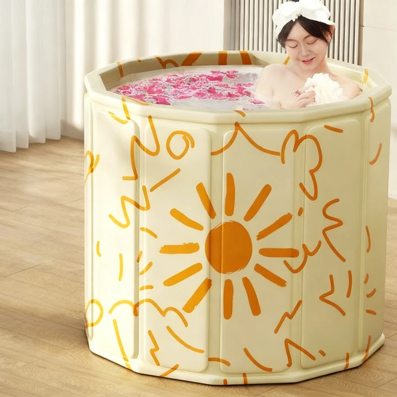 Faltbare Badewanne aus PVC für Erwachsene