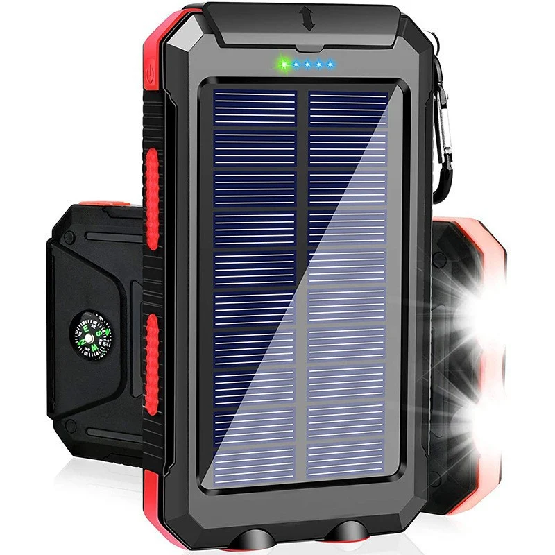 Solar-Powerbank mit hoher Ladeeffizienz und robustem Gehäuse Skanto