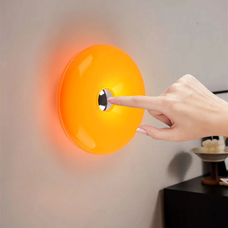 Donut-Tischleuchte mit Touchschalter