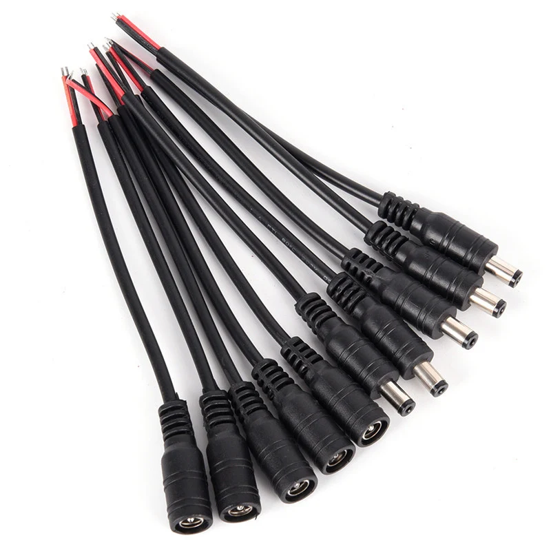 DC-Stromverbindungskabel mit 5,5×2,1 mm Stecker