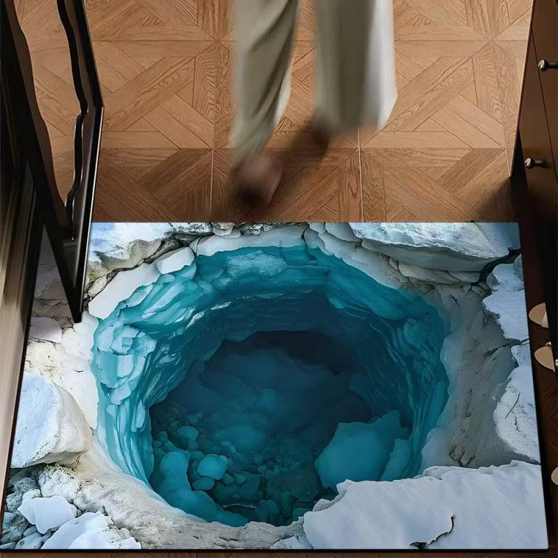 Badezimmermatte aus Kieselgur mit 3D-Muster