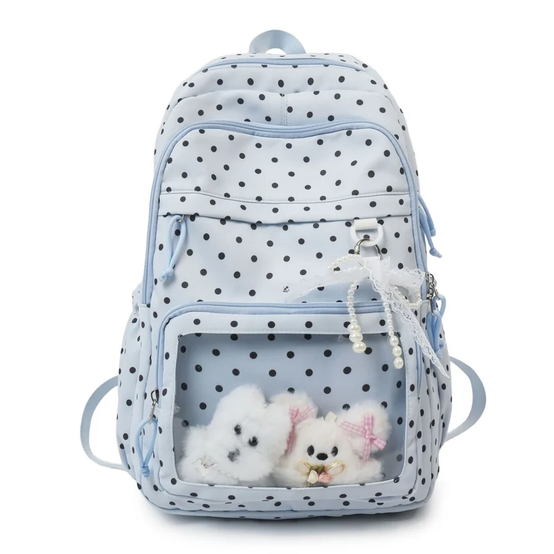 Hübscher Rucksack mit Punktenmuster