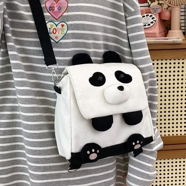 Süßes Panda-Themen Mini-Rucksack