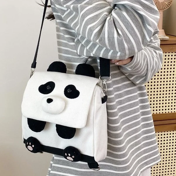 Süßes Panda-Themen Mini-Rucksack