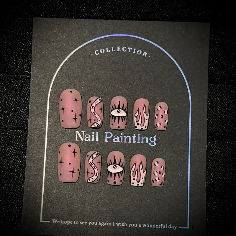 Künstlerisches Nagelkunstdesign
