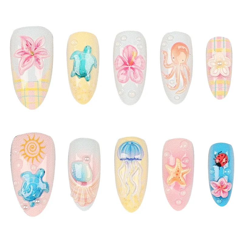 Themen Press-On Nagelkunst Set