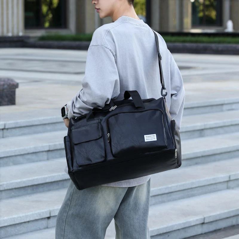 Haltbare Vintage-Leder-Reisetasche Brehn