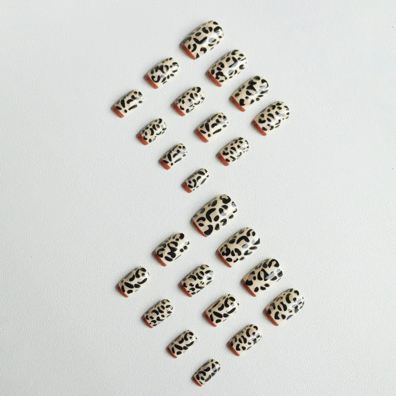 Wildtier-Print-Nagelkunst-Set