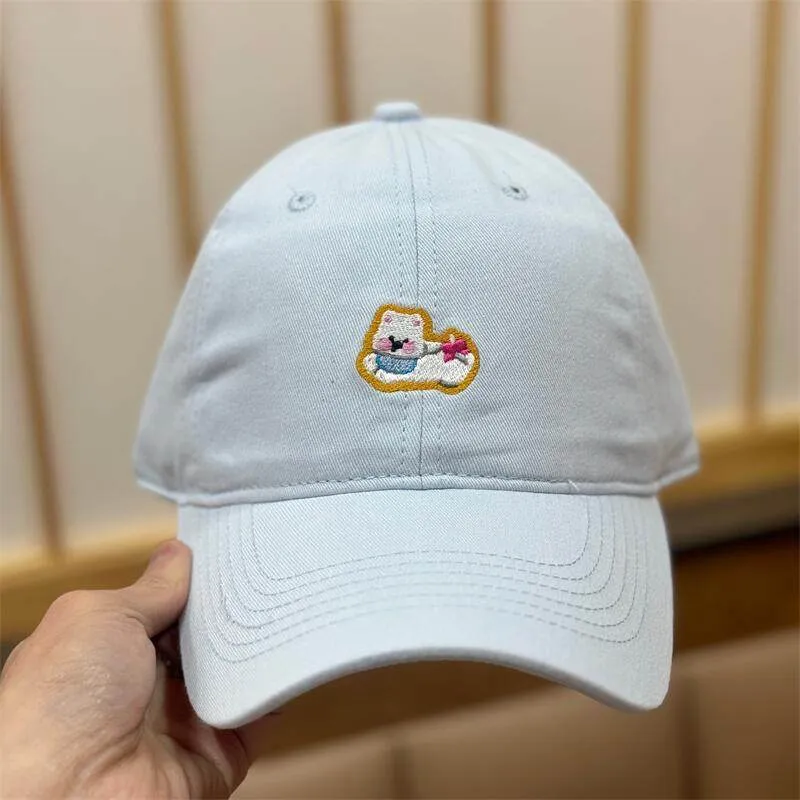 Bestickte Baseballkappe für Damen mit lustigem Charakter Skanto