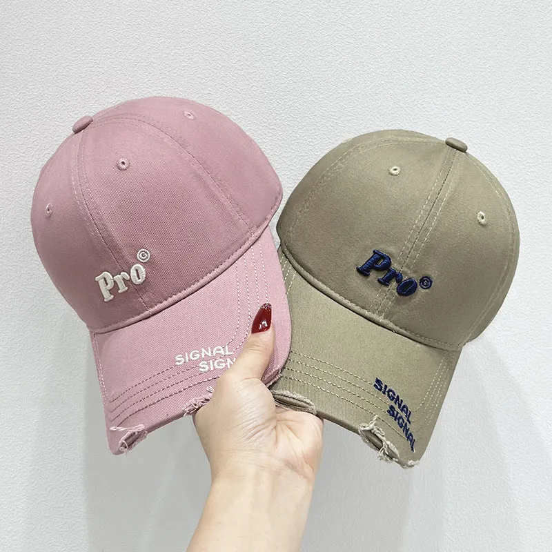 Damen Lässige Distressed-Baseballkappe Skanto