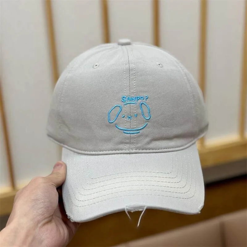 Damen Lässige Baseballkappe mit Charakterstickerei Skanto