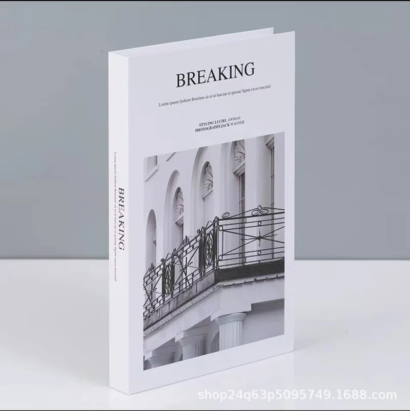 Dekoratives Kunstbuch, nordisch-minimalistisch