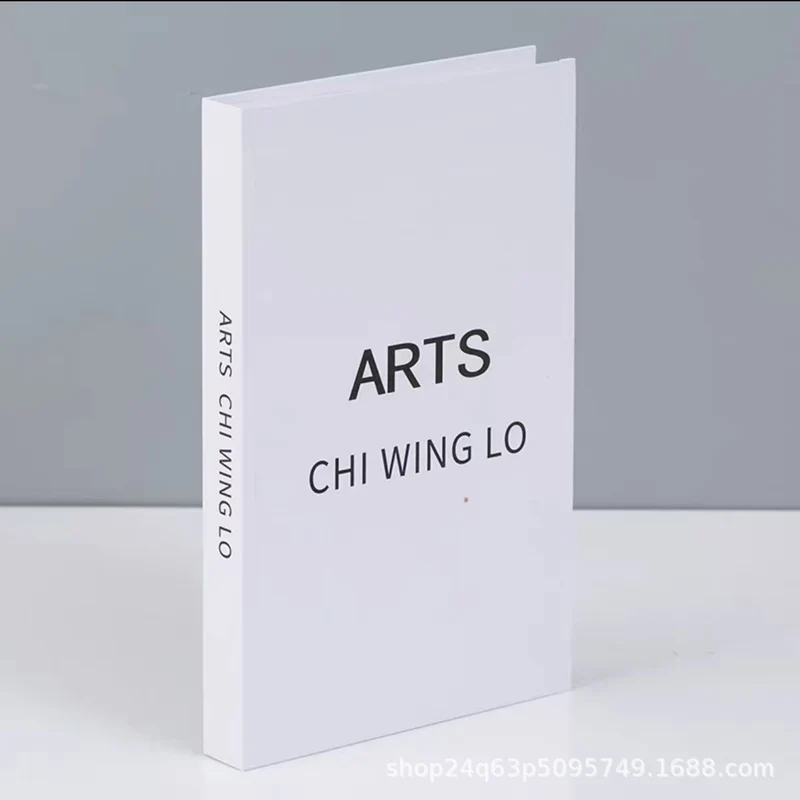 Dekoratives Kunstbuch, nordisch-minimalistisch